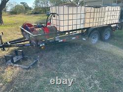 2021 Trailer Hot Water Pressure Washer / Steam Hot build Honda Powered