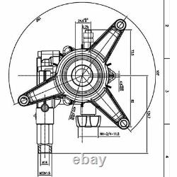 2800 PSI Pressure Washer Pump For 196-224cc Gas Engine Honda Karcher Troy Bilt