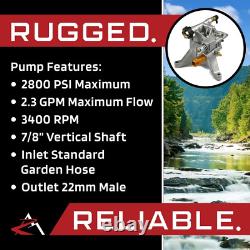 2800 Psi Pressure Washer Water Pump Replacement for Sears Craftsman Honda Briggs