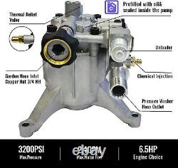 2900-3200 Psi Pressure Washer Pump For Craftsman Subaru 190 Kohler Honda GCV