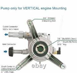 2900-3200 Psi Pressure Washer Pump For Craftsman Subaru 190 Kohler Honda GCV