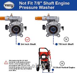 3/4 3100 PSI 2.5 GPM Shaft Horizontal Power Pressure Washer Pump for Gas Washer