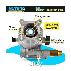 3/4 Shaft Horizontal Pressure Washer Pump, 2600-3000 PSI, 2.5 GPM, OEM Repl