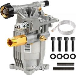 3/4 Shaft Horizontal Pressure Washer Pump 3000 PSI @ 2.5 GPM, OEM Replacement
