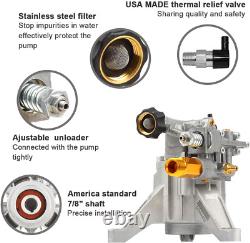 3000 Psi Pressure Washer Pump 2.5GPM for Craftsman Subaru 190 Kohler Honda GCV