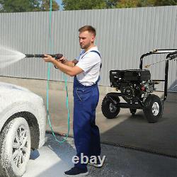 3000PSI 2.5GPM Cold Water Gas Pressure Washer with Honda Engine Spray Gun 4-Stroke