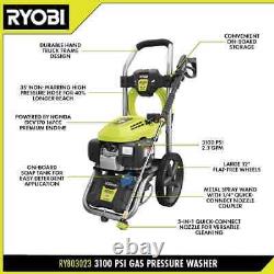 3100 PSI 2.3 GPM Cold Water Gas Pressure Washer withHonda GCV167 Engine