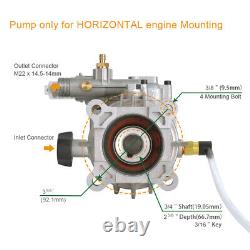 3200PSI 2.4GPM Horizontal Pressure Washer Pump 3/4Shaft For 309515003,308418007