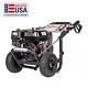 3300 Psi 2.5 Gpm Cold Water Gas Pressure Washer With Honda Gx200 Engine Usa Only