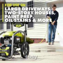 3300 PSI 2.5 GPM Cold Water Gas Pressure Washer with Honda GCV200 Engine