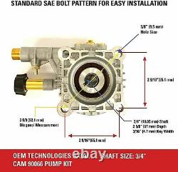 3300 PSI Pressure Washer Horizontal Axial Cam Pump Kit For Honda Briggs Engines