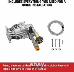 3300 PSI Pressure Washer Horizontal Axial Cam Pump Kit For Honda Briggs Engines