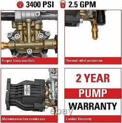 3300 psi horizontal shaft pressure washer pump for simpson 3100 honda gc160 5 hp