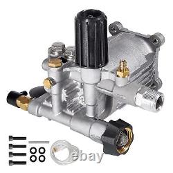 34 Shaft Horizontal Pressure Washer Pump Easy Adjust 20003000 PSI 25 GP