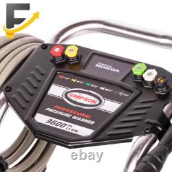 3600 PSI 2.5 GPM Cold Water Gas Pressure Washer with HONDA GX200 Engine