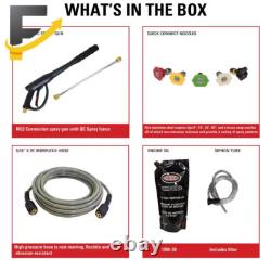 3600 PSI 2.5 GPM Cold Water Gas Pressure Washer with HONDA GX200 Engine