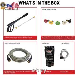 3600 PSI 2.5 GPM Cold Water Gas Pressure Washer with HONDA GX200 Engine