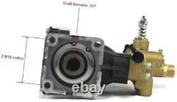 3600 PSI Power Pressure Washer Water Pump, 2.5 GPM, 3/4 Shaft for Honda GX200