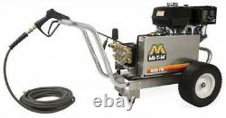 4000 Psi 4 Gpm Heavy Duty Belt Drive Cold Water Softwash Pressure Washer On Cart