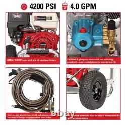 4200 PSI 4.0 GPM Gas Cold Water Pressure Washer with HONDA GX390 Engine NEW