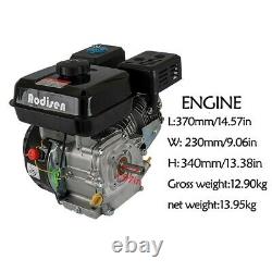 7.5HP 210cc OHV Horizontal Shaft Gas Engine Motor +Clutch for Honda GX160 Gokart