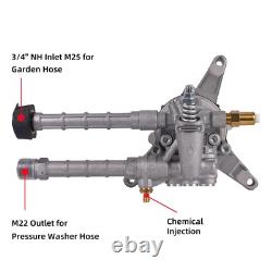7/8 Shaft Vertical Pressure Washer Pump 2600-3000 PSI @2.5 GPM OEM & Power W