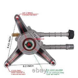 7/8 Shaft Vertical Pressure Washer Pump 2600-3000 PSI @2.5 GPM OEM & Power W