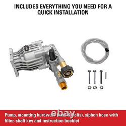 90028 Horizontal Axial Cam Pressure Washer Pump Kit 3300 PSI 2.4 GPM 3/4 Sha