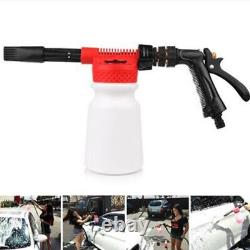 900ML Snow Foam Washer Gun Car Wash Soap Lance Cannon Spray Pressure Jet Bottle