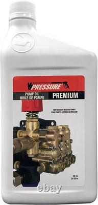 AAA 90037 Horizontal Triplex Plunger Replacement Pressure Washer Pump Black