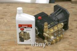 AAA 90037 Horizontal Triplex Plunger Replacement Pressure Washer Pump Black