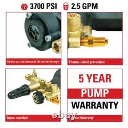 AAA 90037 Horizontal Triplex Plunger Replacement Pressure Washer Pump Kit, 3700