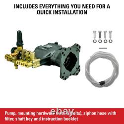 AAA Professional Horizontal Triplex Pump Kit 90034 for 4400 PSI at 4.0 GPM Press