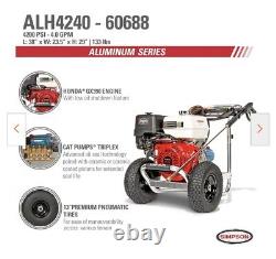 Aluminum 4200 PSI 4.0 GPM Gas Cold Water Pressure Washer with HONDA GX390 Engine