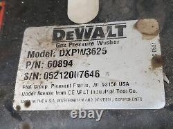 DEWALT DXPW3625 3600 PSI 2.5 GPM HONDA GX200 Cold Water (128529-1 JOO W1)