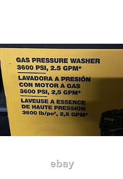 DEWALT DXPW3625 3600 PSI 2.5 GPM HONDA GX200 Cold Water Professional Gas