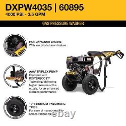 DEWALT Gas-Powered Pressure Washer 4000 PSI 3.5 GPM 270cc 4-Stroke HONDA Engine