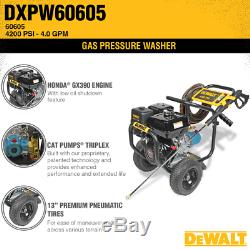 DeWalt Professional 4200 PSI (Gas- Cold Water) Pressure Washer with Honda GX390