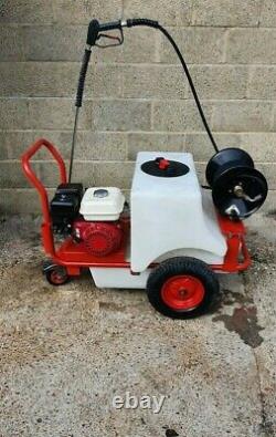 Demon Tornado 150L Bowser Petrol Pressure Washer Honda GX160 portable jet wash