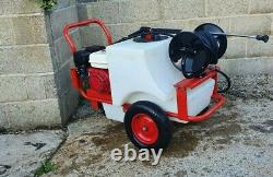 Demon Tornado 150L Bowser Petrol Pressure Washer Honda GX160 portable jet wash