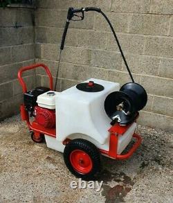 Demon Tornado 150L Bowser Petrol Pressure Washer Honda GX160 portable jet wash