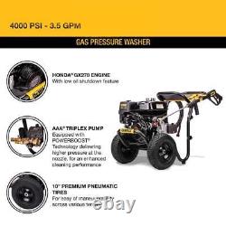 Dewalt Gas Pressure Washer 4000Psi (3.5Gpm) Gx270 Engine+High-Pressure Hose