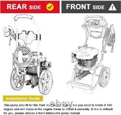 Durable 7/8 Shaft Pressure Washer Pump 3000 PSI Compatible with Honda & RYOBI