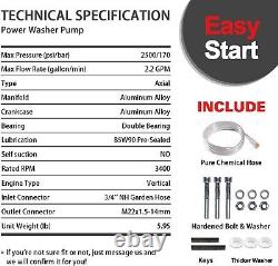 Durable 7/8 Shaft Vertical Pressure Washer Pump for Honda, Troy Bilt, Briggs