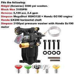 For Honda Engine Wahser Brand Models Listed Pump 3/4 Shaft Max 3300 PSI @ 2.5
