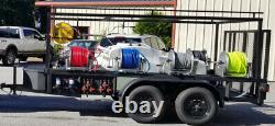 GX690 Honda Pressure Soft wash washing trailer rig. LEDs, more OPTIONS