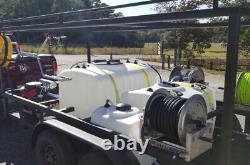 GX690 Honda Pressure Soft wash washing trailer rig. LEDs, more OPTIONS