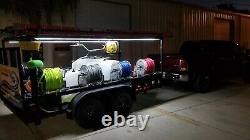 GX690 Honda Pressure Soft wash washing trailer rig. LEDs, more OPTIONS