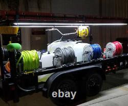 GX690 Honda Pressure Soft wash washing trailer rig. LEDs, more OPTIONS