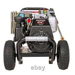 Gas Cold Water Pressure Washer 3200 PSI 2.5 GPM with Honda GC190 Premium Engine